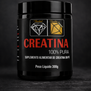 Creatina Monohidratada 100% Pura 300g – Alta Performance e Ganho de Massa
